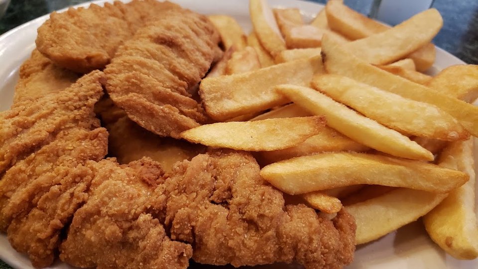 Chicken Fingers with French Fries